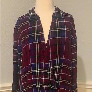 Cute super-soft plaid top!